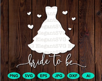 Wedding dress svg